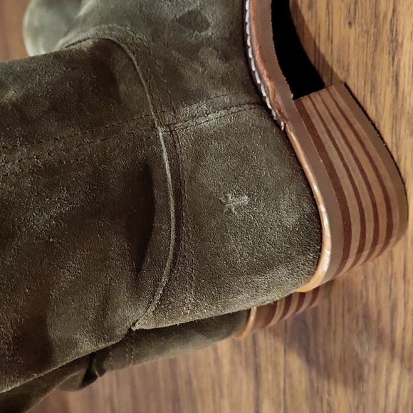 Frye Campus 12R Boots In Olive 8 NWT - Picture 15 of 15